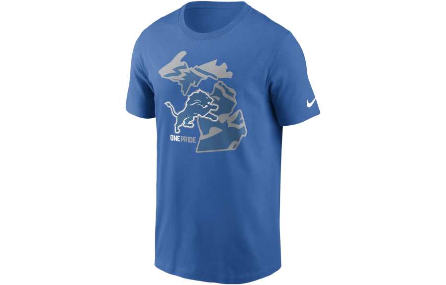 Nike Nike Detroit Lions Local Essential T Shirt Men's Blue