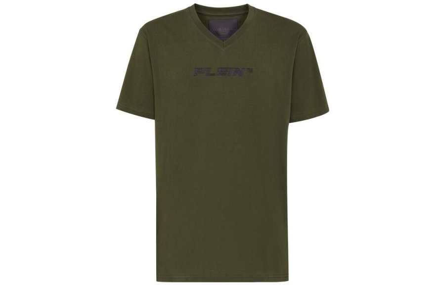 Philipp Plein V-neck logo print T-shirt