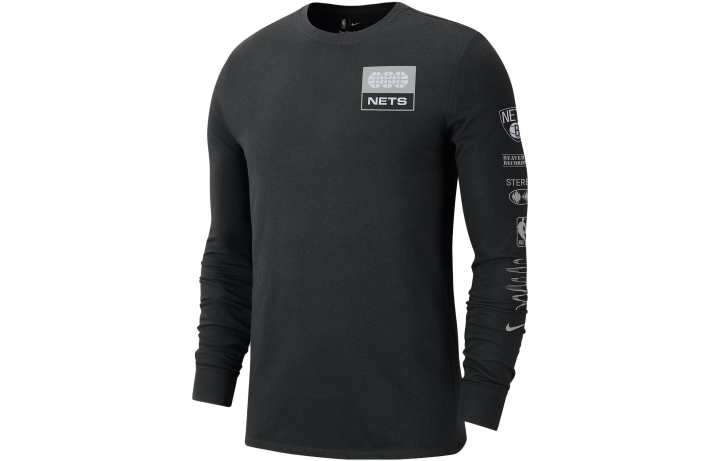 Nike Nike T Shirts Men's Black Crew Neck Moderate Straight Fit