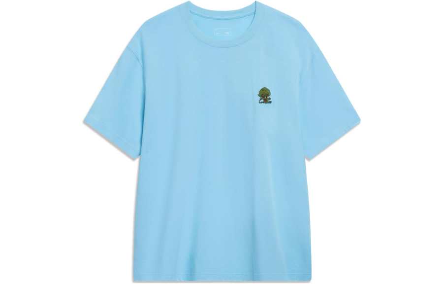Li-Ning Li Ning Sports Trendy Collection T Shirt Men's Ice Refreshing Blue