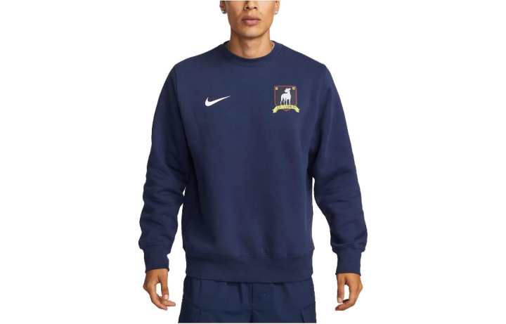 Nike Nike T Shirts Men's Blue Crew Neck Moderate Straight Fit