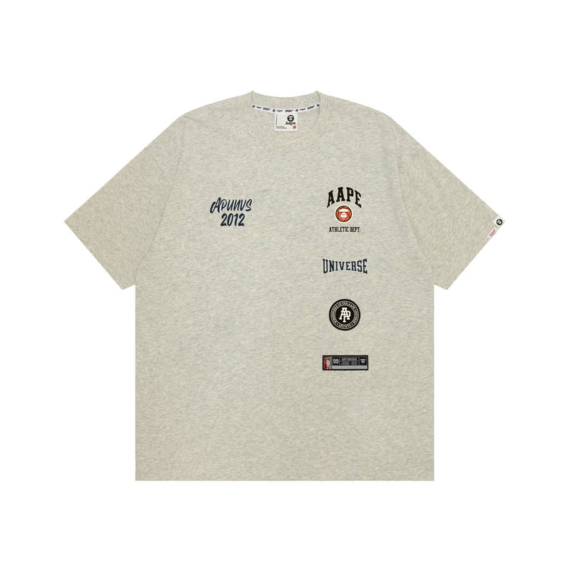 Aape collegial-print cotton T-shirt