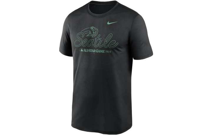 Nike Nike T Shirts Men's Black Crew Neck Moderate Straight Fit