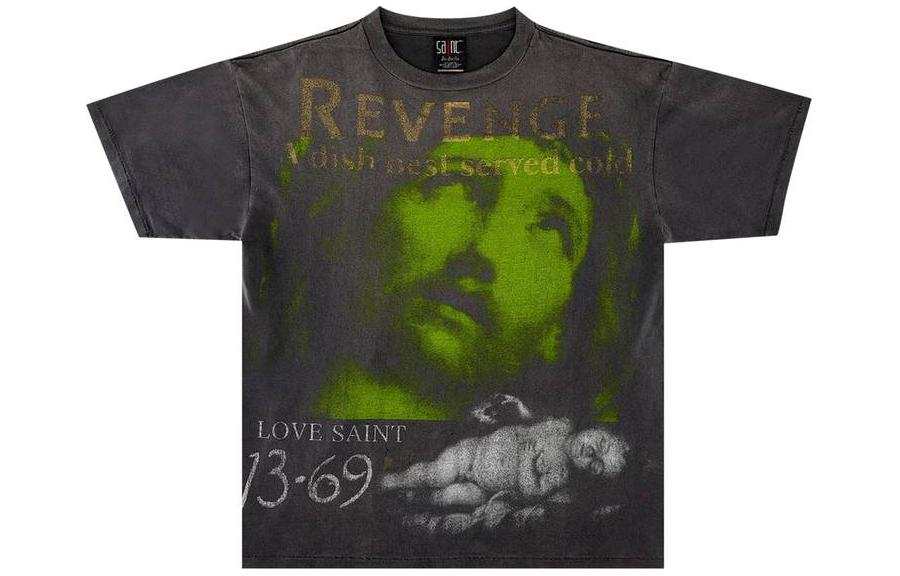SAINT Mxxxxxx X BerBerJin X GReeeeN Revenge Tee