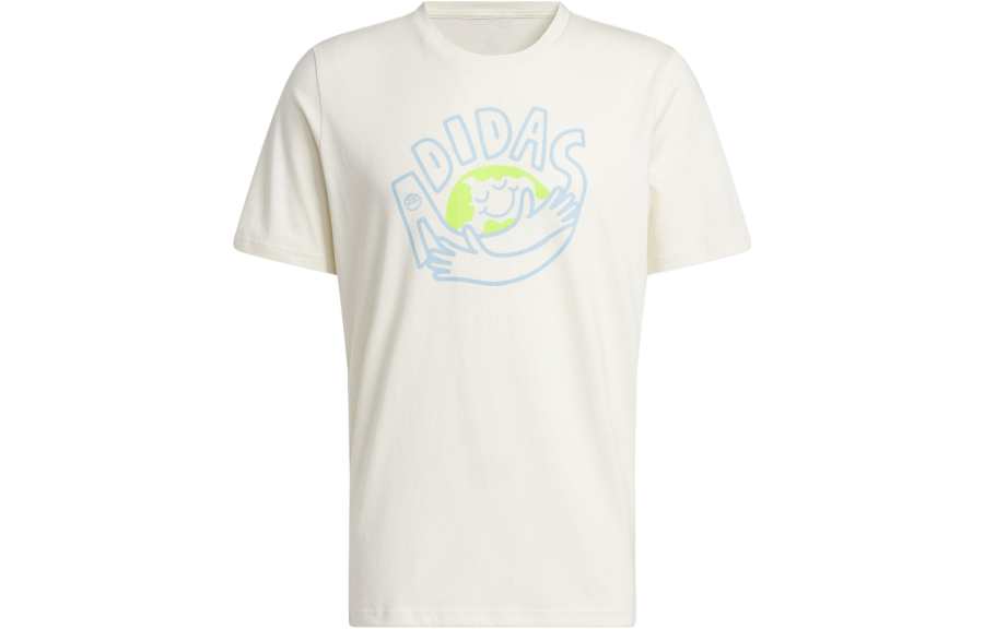 Adidas Adidas Change Through Sports Earth T Shirt Men's White