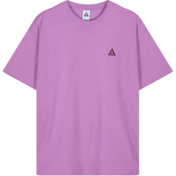 Nike Nike T Shirts Men's Pink Crew Neck Moderate Straight Fit