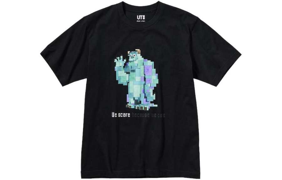 UNIQLO X Disney UNIQLO X , SS23 T Shirts Unisex Black Crew Neck Moderate Straight Fit