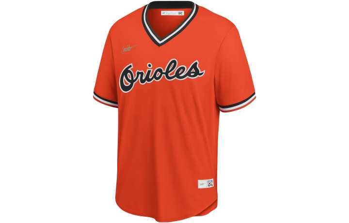 Nike Nike T Shirts Men's Orange V Neck Moderate Straight Fit