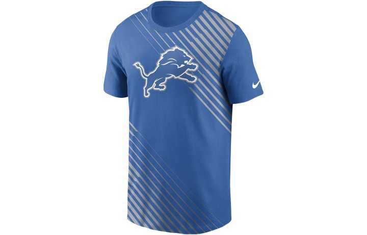 Nike Nike T Shirts Men's Blue Crew Neck Moderate Straight Fit