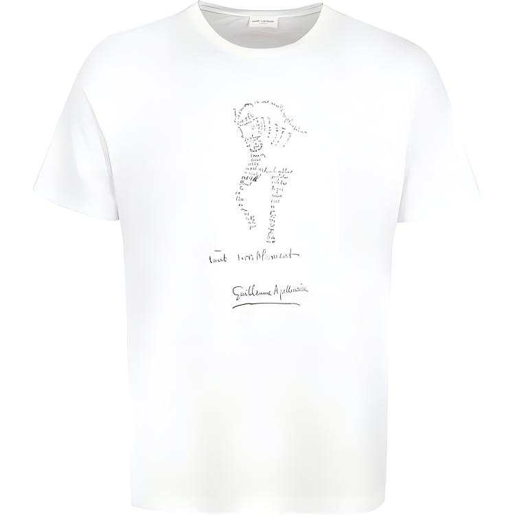 SAINT LAURENT T Shirt Men's White