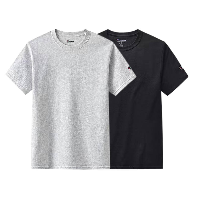 Champion T Shirts Unisex Crew Neck Moderate Straight Fit