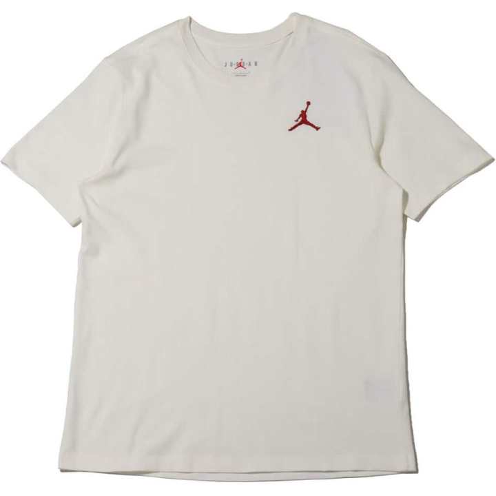 Jordan Jordan Jumpman T Shirts Men's White Crew Neck Moderate Straight Fit