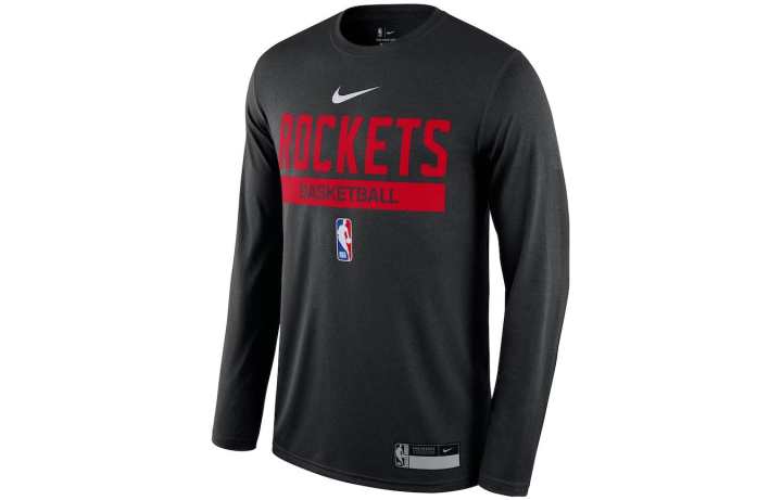 Nike Nike T Shirts Men's Black Crew Neck Moderate Straight Fit