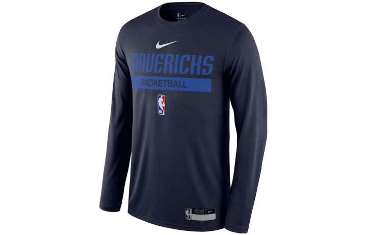 Nike Nike T Shirts Men's Dark Blue Crew Neck Moderate Straight Fit