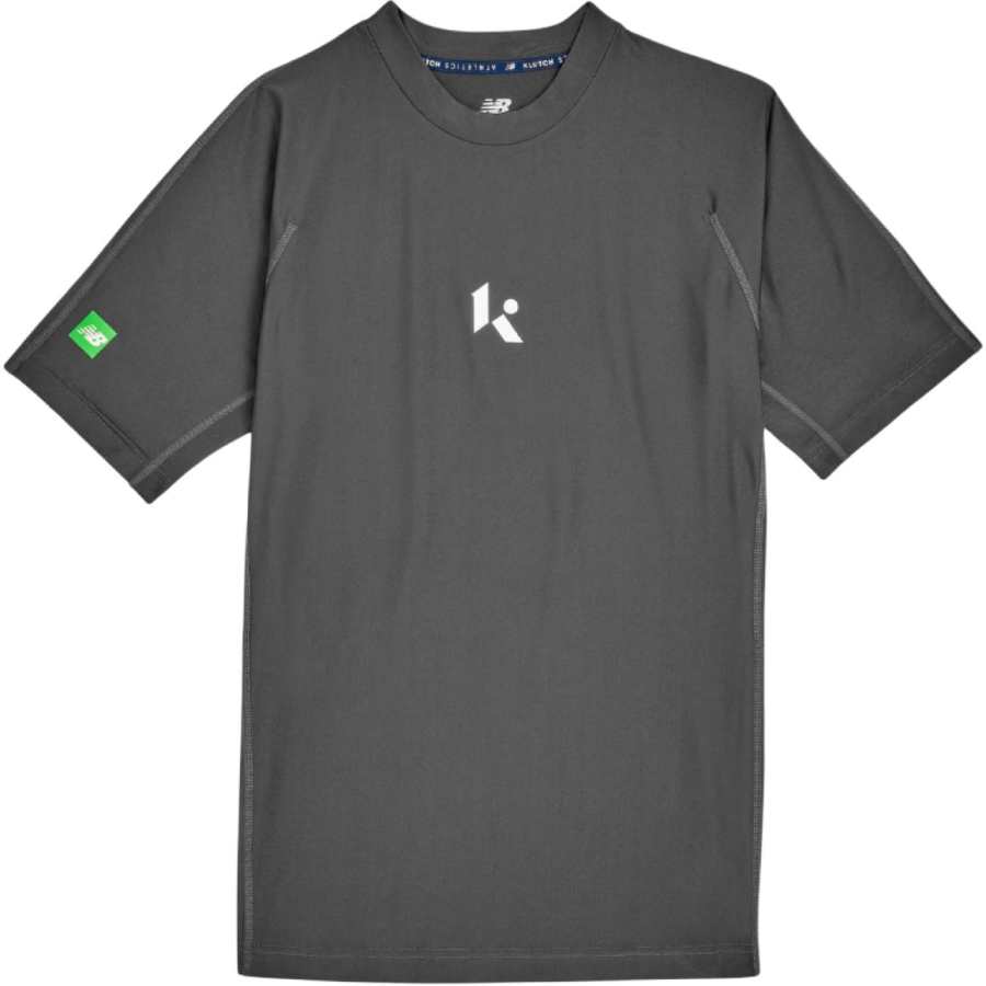 New Balance New Balance T Shirts Men's Black Crew Neck Moderate Straight Fit