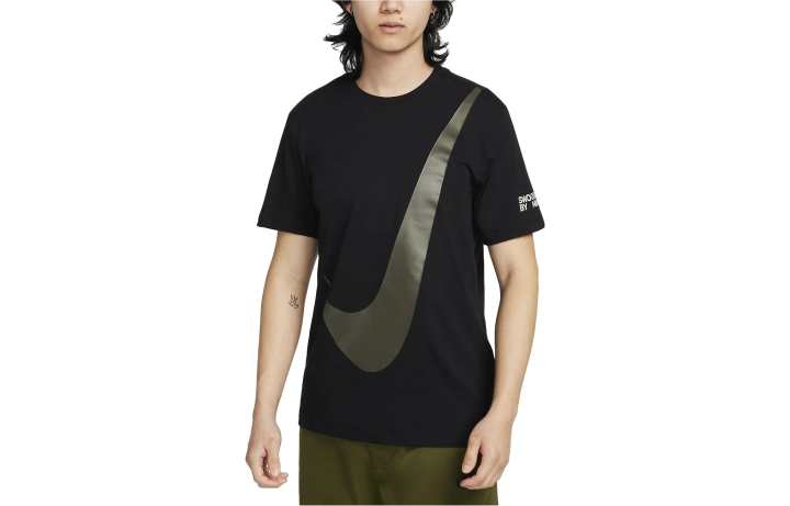 Nike Nike T Shirts Men's Black Crew Neck Moderate