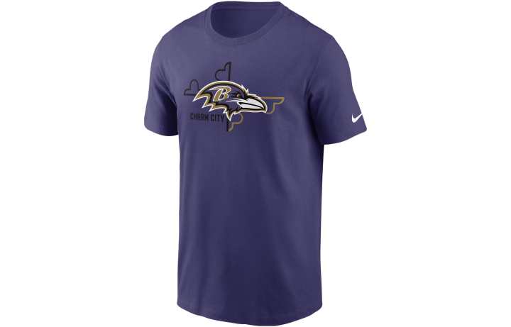 Nike Nike Baltimore Ravens Slub Men's Nike Dri-FIT Nfl T-Shirt