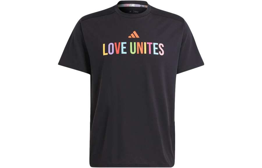 Adidas Adidas T Shirts Unisex Black Crew Neck Moderate Straight Fit
