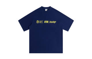 Snowday T Shirts Unisex Blue Crew Neck Moderate Straight Fit