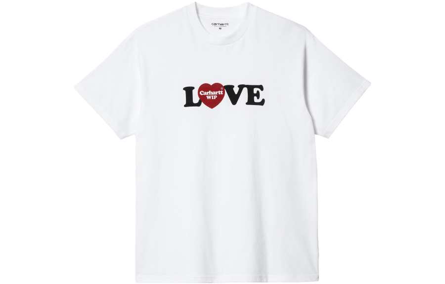 Carhartt WIP SS23 T Shirts Men's White Crew Neck Moderate Straight Fit
