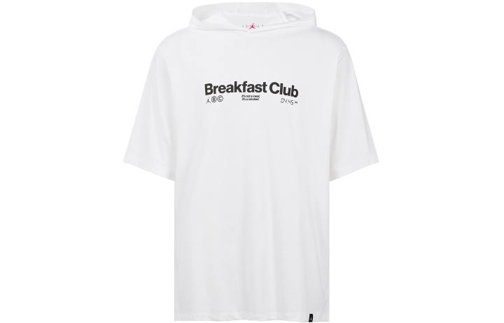 Nike Nike T Shirts Men's White Hooded Non Detachable Moderate