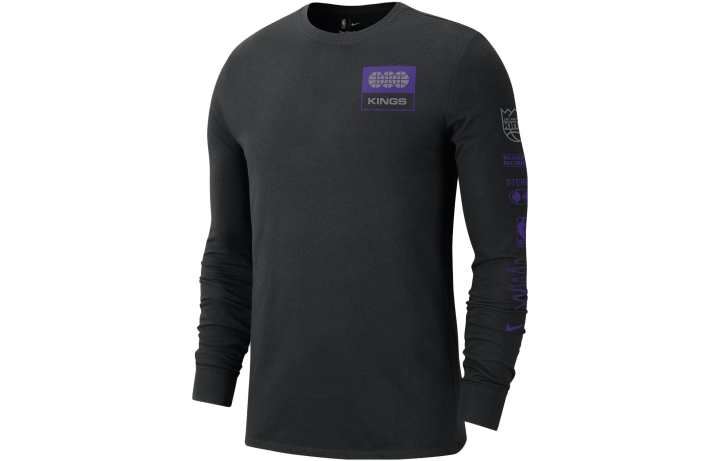 Nike Nike T Shirts Men's Black Crew Neck Moderate Straight Fit
