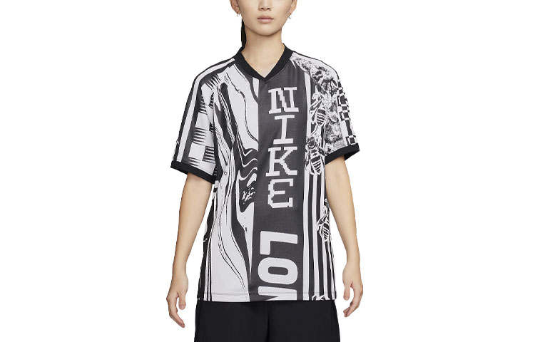 Nike Nike SS24 Culture Of Football T Shirt Unisex Black White