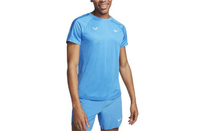 Nike Nike Rafa Challenger T Shirt Men's Light Photo Blue