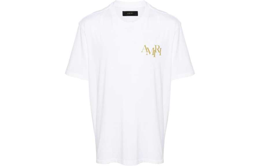 AMIRI Champagne Cotton T shirt