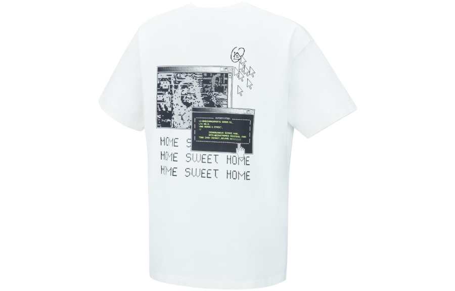 Li-Ning Li Ning Short Sleeved T Shirts Unisex White