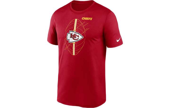 Nike Nike Dri Fit T Shirts Men's Red Crew Neck Moderate Straight Fit