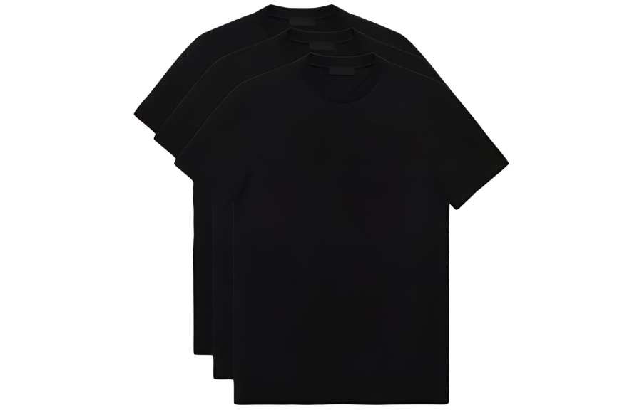 PRADA PRADA Short sleeve Cotton T shirt Pack Of Three