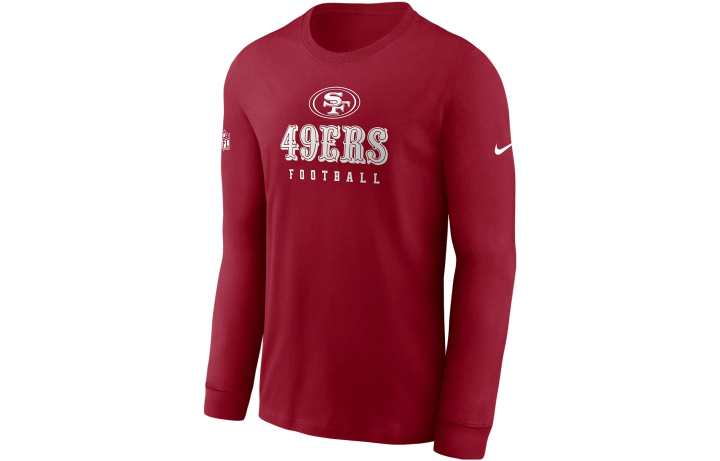 Nike Nike Dri Fit T Shirts Men's Red Crew Neck Moderate Straight Fit