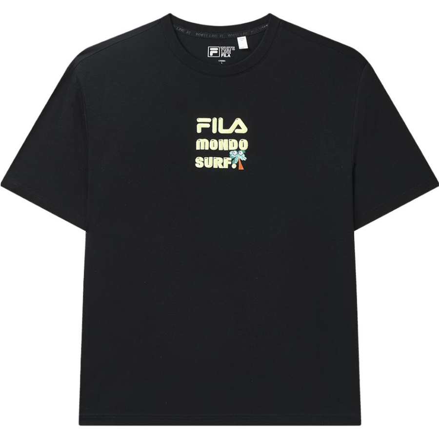FILA SS23 T Shirt Men's Jet Black