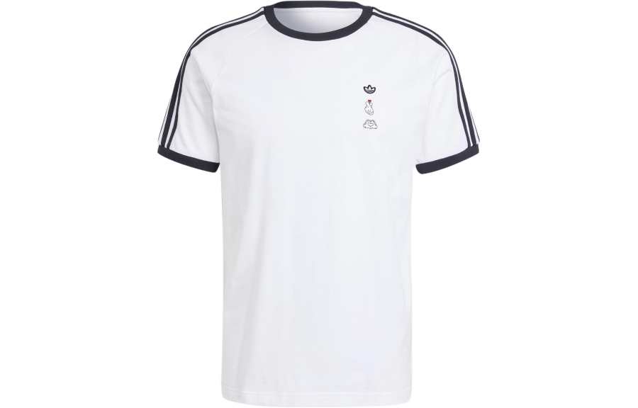 Adidas Originals x MILAOSHU,LIANMINGKUAN Mickey Mouse SS24 T Shirt Men's White