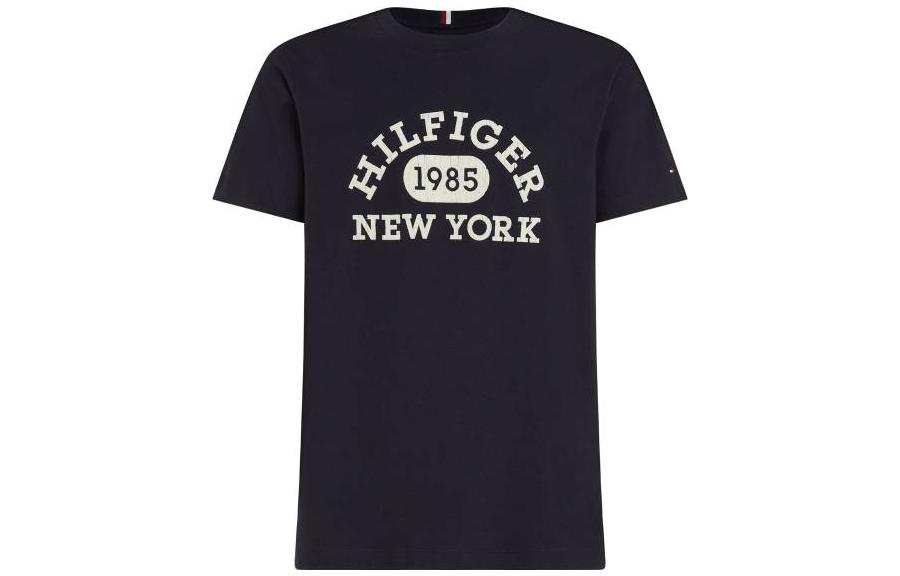 Tommy Hilfiger Logo Printed Crewneck T Shirt