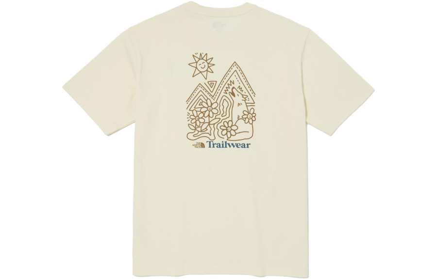 THE NORTH FACE T Shirts Unisex White Crew Neck Moderate