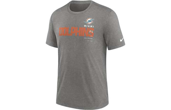Nike Nike T Shirts Men's Light Gray Crew Neck Moderate Straight Fit