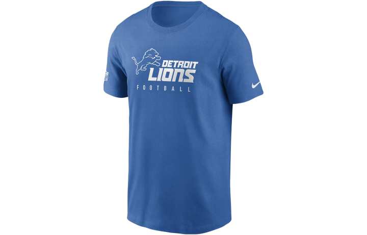 Nike Nike T Shirts Men's Blue Crew Neck Moderate Straight Fit