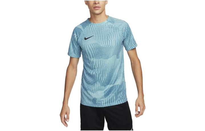 Nike Nike T Shirts Men's Blue Crew Neck Moderate Straight Fit