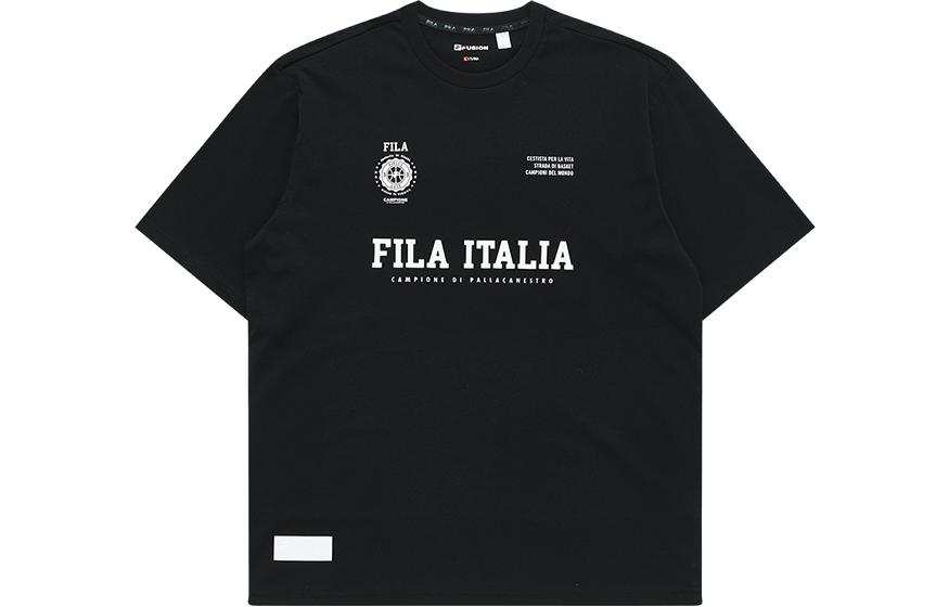 FILA FUSION T Shirt Men's Pitch Black