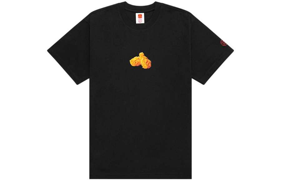 CLOT T Shirts Men's Black Crew Neck Moderate Straight Fit