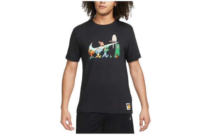 Nike Nike T Shirts Men's Black Crew Neck Moderate