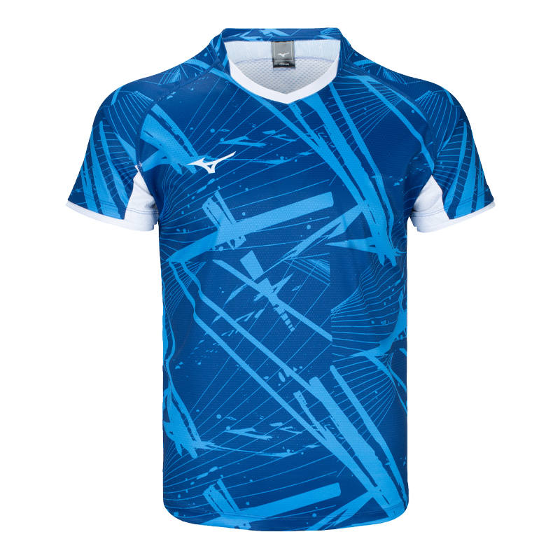 Mizuno Mizuno T Shirt Unisex Cobalt Blue