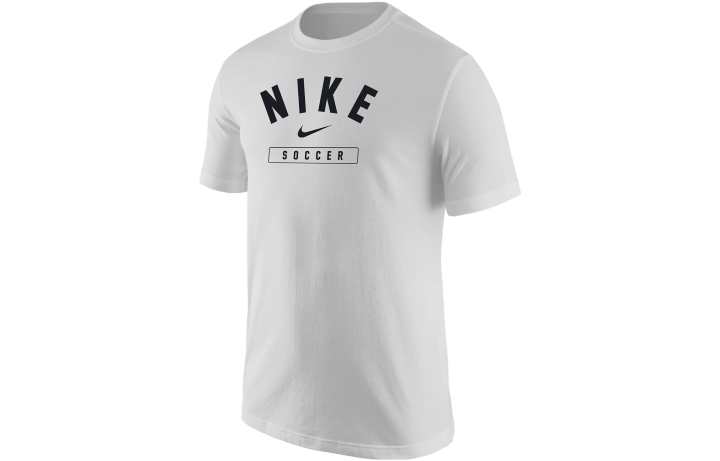 Nike Nike T Shirts Men's White Crew Neck Moderate Straight Fit