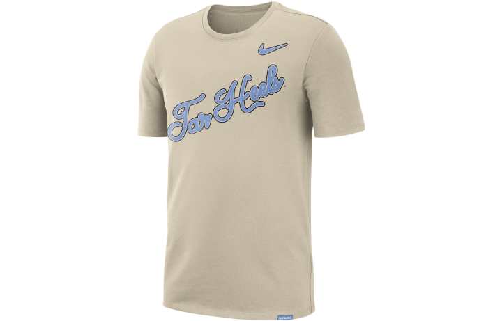 Nike Nike T Shirts Men's Rattan Yellow Crew Neck Moderate Straight Fit