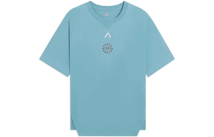 Li-Ning Li Ning T Shirt Unisex Ocean Blue