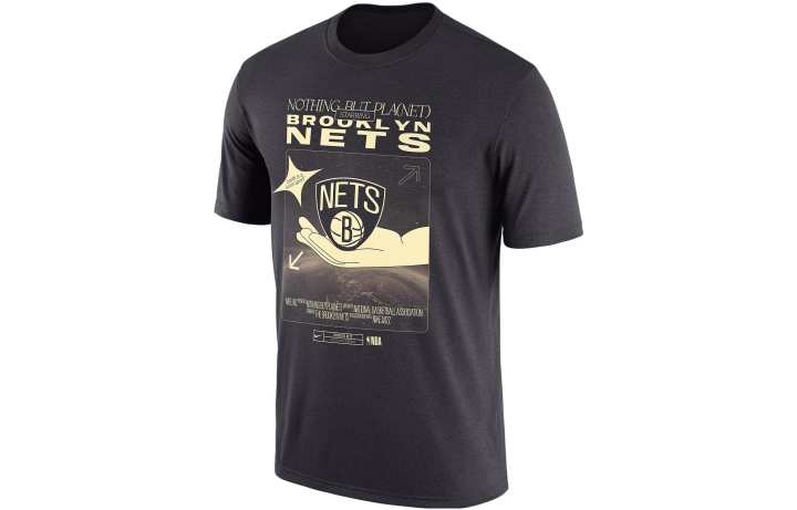 Nike Nike T Shirts Men's Black Crew Neck Moderate Straight Fit