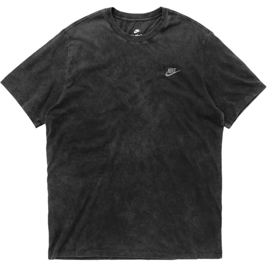 Nike Nike T Shirts Men's Black Crew Neck Moderate Straight Fit