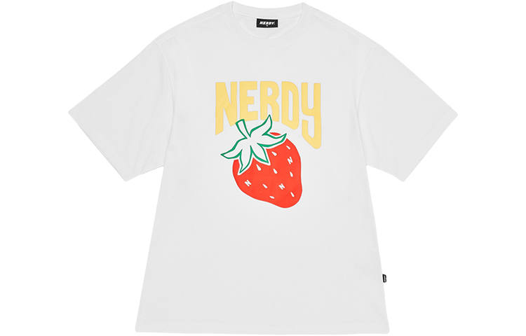 Nerdy T Shirts Unisex White Crew Neck Moderate Straight Fit